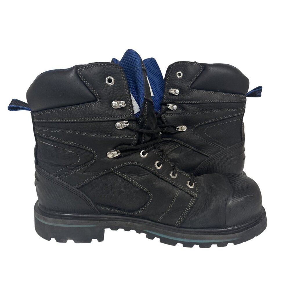 DAKOTA Men's 557 8" Steel Toe HD3 Vibram Work Boots Black Size 13M - Picture 5 of 8